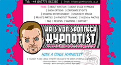 Desktop Screenshot of hypnoticshow.co.uk